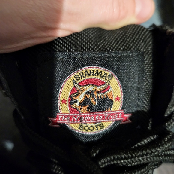 EUC Brahma Mens Wide Steel Toe Boots - Picture 10 of 10